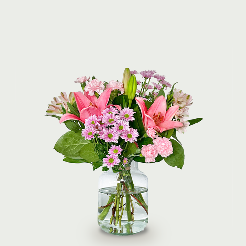 Bouquet pink flowers small