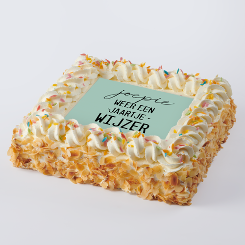 Jaartje wijzer taart