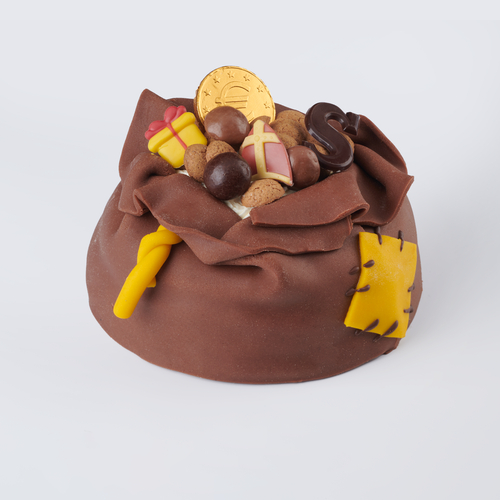 De zak van Sinterklaas taart