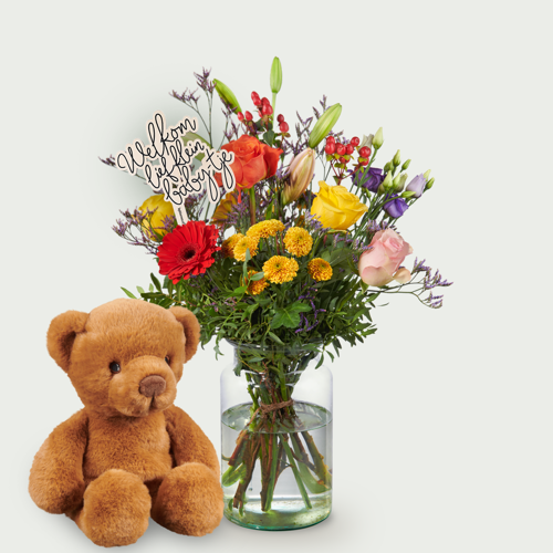 Geboorteboeket Laurie klein