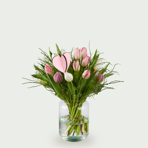 Liefdesboeket Talitha pastel