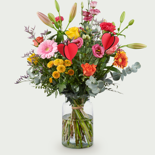 Valentijnsboeket Jana klein