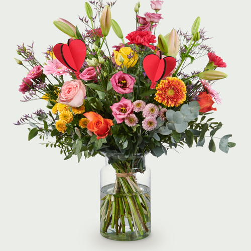 Valentijnsboeket Jana groot