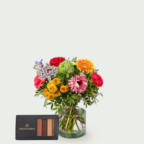 Bedanktboeket Milly klein