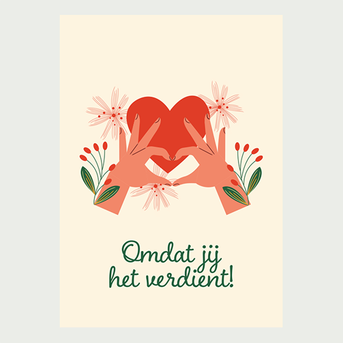 Omdat jij het verdient