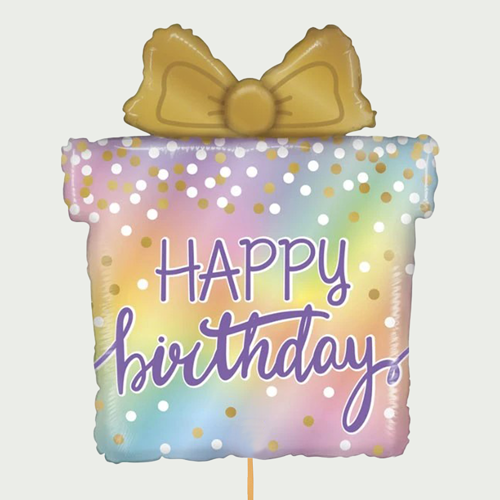 Grote Birthday present ballon