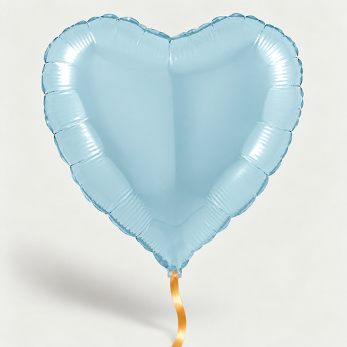 Ballon hart blauw