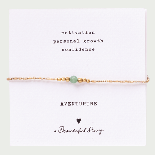 A Beautiful Story aventurine gold