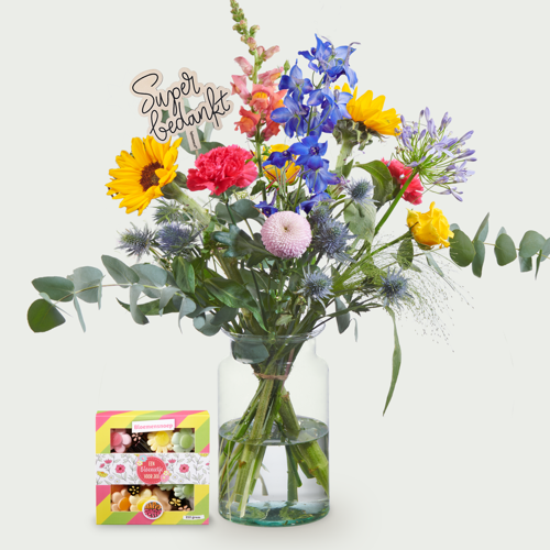 Bouquet de remerciement Pemme