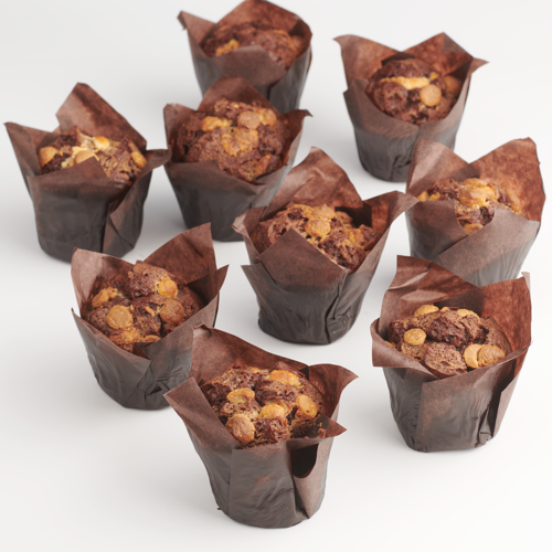 Double chocolate Muffins