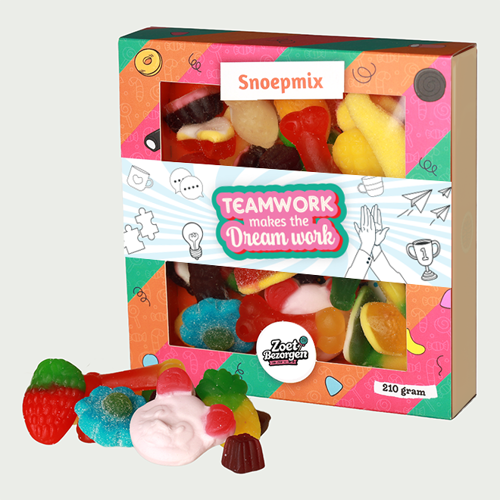 Snoeppakket Teamwork makes the dream work