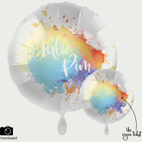 Balloon Splash with own text