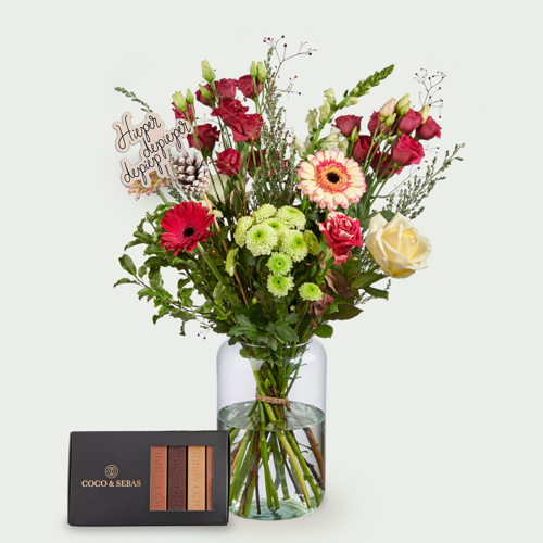 Verjaardagsboeket Holly groot