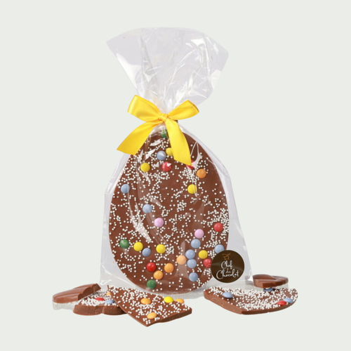 Chocolade paasei confetti