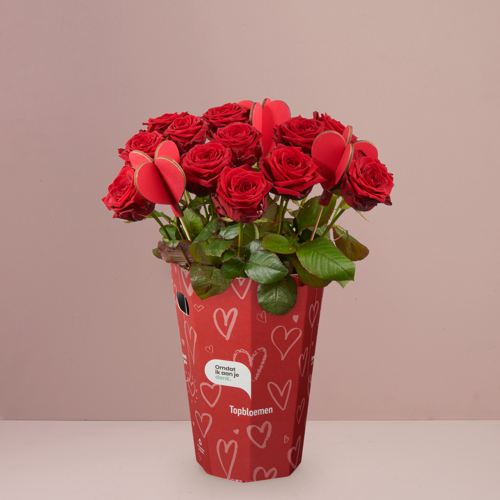 10 tot 20 rozen in tas