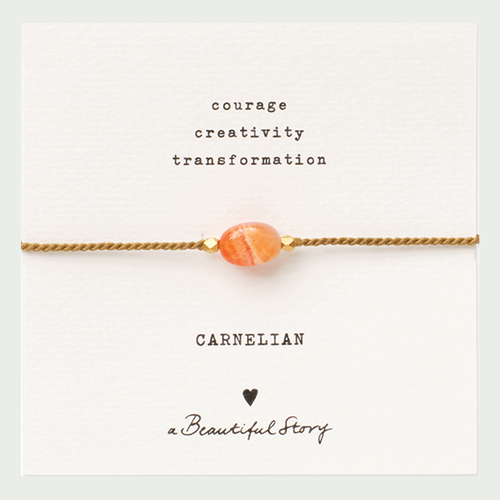 A Beautiful Story Carnelian armband