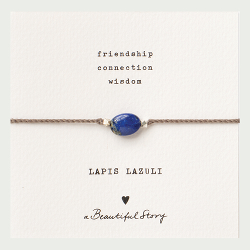 A Beautiful Story Lapis Lazuli armband