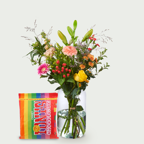 Felicitatieboeket Elisa klein