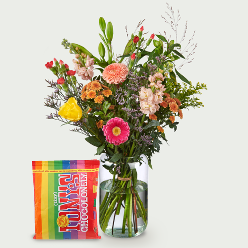 Felicitatieboeket Elisa groot