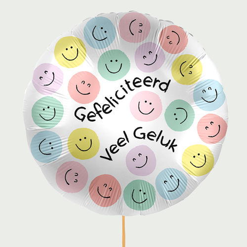 Ballon Gefeliciteerd veel geluk