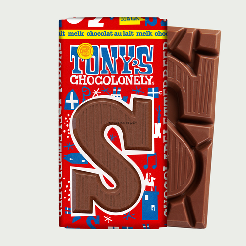 Tony's S Melk schoenletter