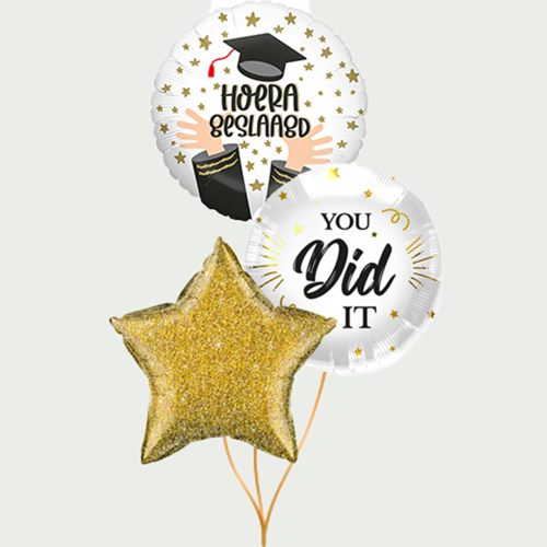 Ballonnen tros Hoera Geslaagd, You did it