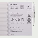A5 uitwisbaar notitieboek gelinieerd