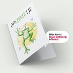 Wenskaart Opkikkertje