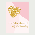 Gefeliciteerd met jullie trouwdag