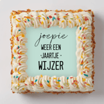 Jaartje wijzer taart