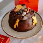 De zak van Sinterklaas taart