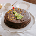 Christmas chocolate cake