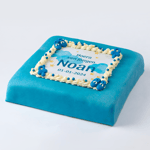 New born marsepeintaart blauw