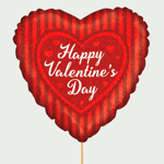 Ballon Happy Valentines Day