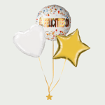 Tros ballonnen Gefeliciteerd!