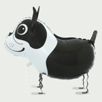 Meeloop ballon hond