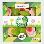 Snoeppakket Daar kikker je van op