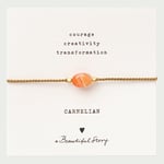 A Beautiful Story Carnelian armband