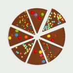 Chocoladetaartje Gefelicitaart!