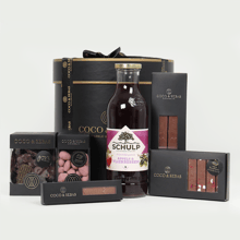 Giftbox chocolade & Schulp sap