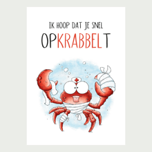 Ik hoop dat je snel opkrabbelt