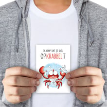 Ik hoop dat je snel opkrabbelt - normaal