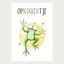 Wenskaart Opkikkertje