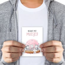Beschuit met muisjes! Meisje - normaal