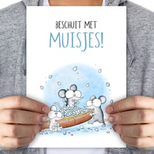 Beschuit met muisjes! Jongen - mega