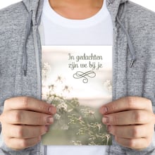 In gedachten zijn we bij je - groot
