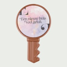Chocolade sleutel Een nieuw huis
