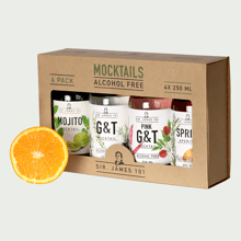 Borrelpakket Sir James Mocktails 0,0%