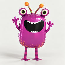 Monster meeloop ballon