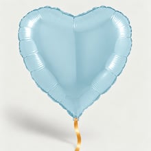 Ballon hart blauw